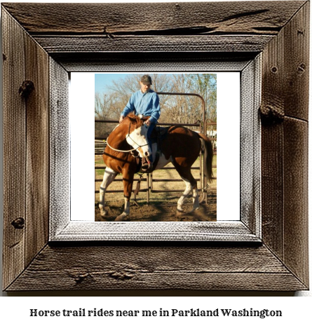 horse trail rides near me in Parkland, Washington